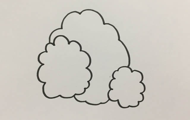 漂亮的大树简笔画步