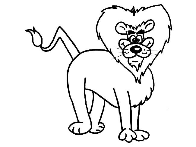 4款凶猛的狮子简笔画大全