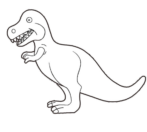 三款关于恐龙的简笔画
