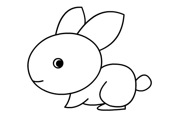 儿童学画兔子简笔画步骤