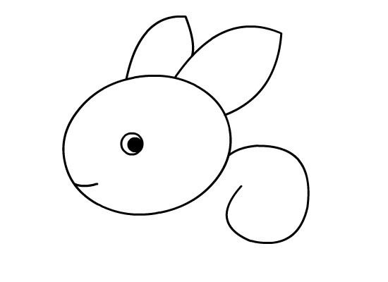 儿童学画兔子简笔画步骤