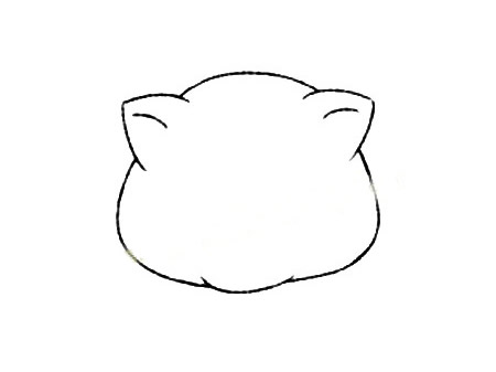 睡懒觉的小猪简笔画教程