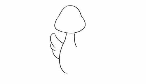 挥动翅膀的小鸭子简笔画