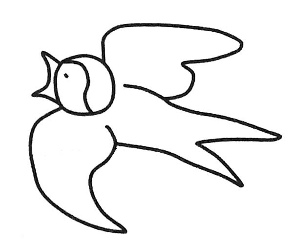 7款关于小燕子的简笔画大全