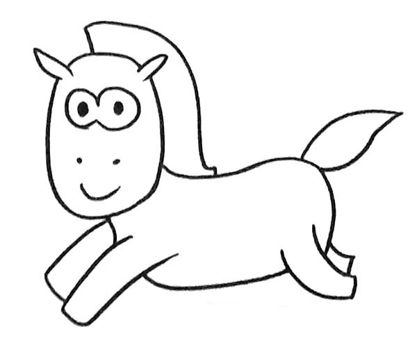 5款卡小马简笔画大全