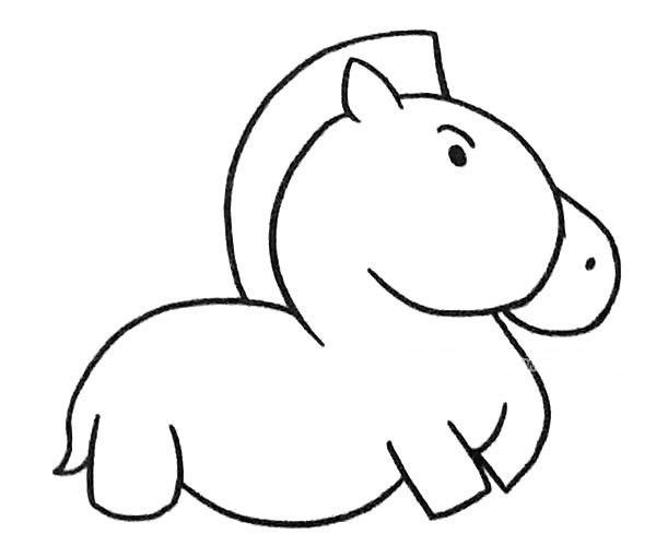 5款卡小马简笔画大全