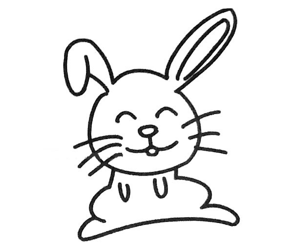 6款小兔子的简笔画大全