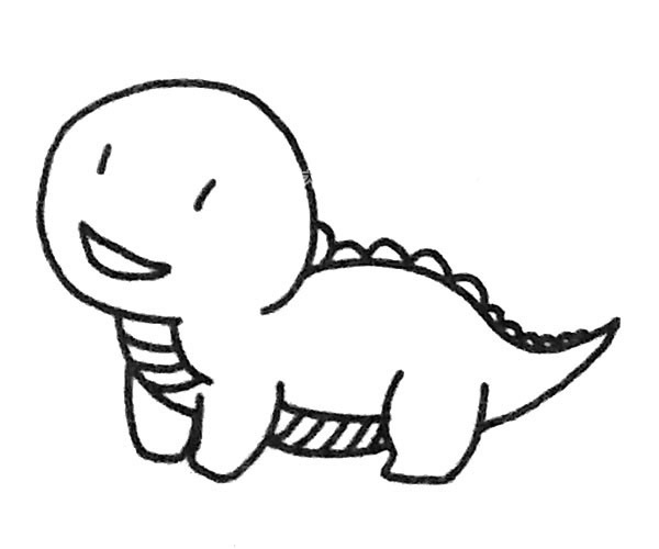 6款关于恐龙的简笔画