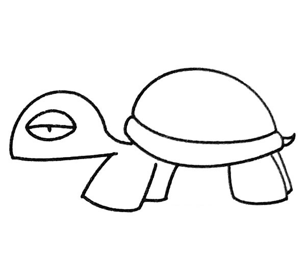 6款卡通乌龟简笔画大全