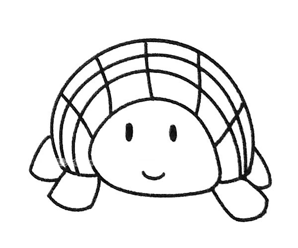 6款卡通乌龟简笔画大全