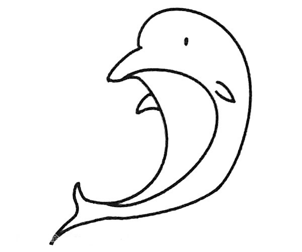 6款可爱的海豚简笔画大全