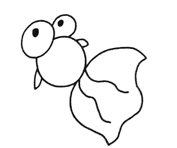 6款卡通金鱼简笔画大全