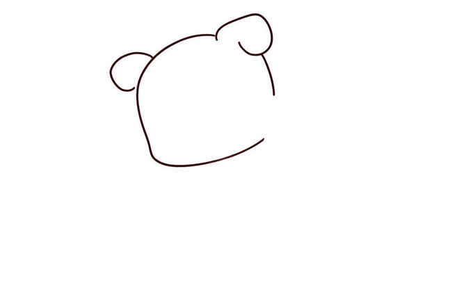​​​​​​​跳跃的小猪简笔画步骤教程