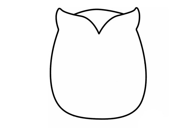 猫头鹰怎么画 涂色的猫头鹰简笔画步骤