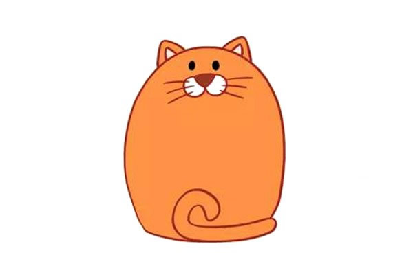 5款关于小猫的简笔画大全