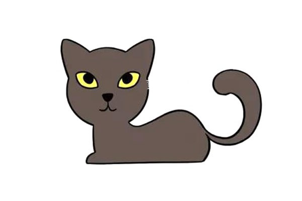 5款关于小猫的简笔画大全