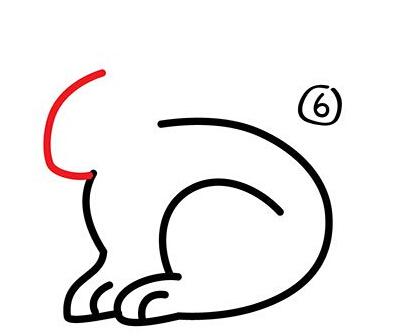 小兔子简笔画详细步骤分解