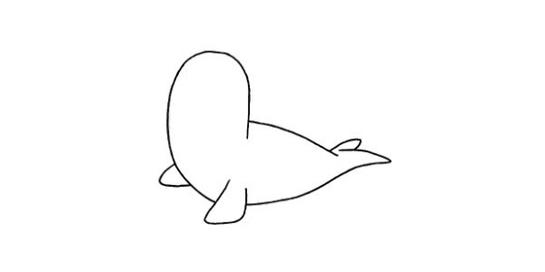 简单的海豹怎么画