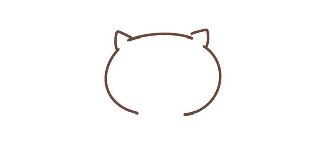 告白的爱心小猪简笔画