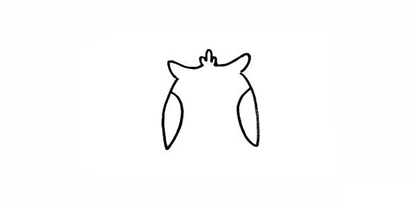 月光下的猫头鹰简笔画步骤