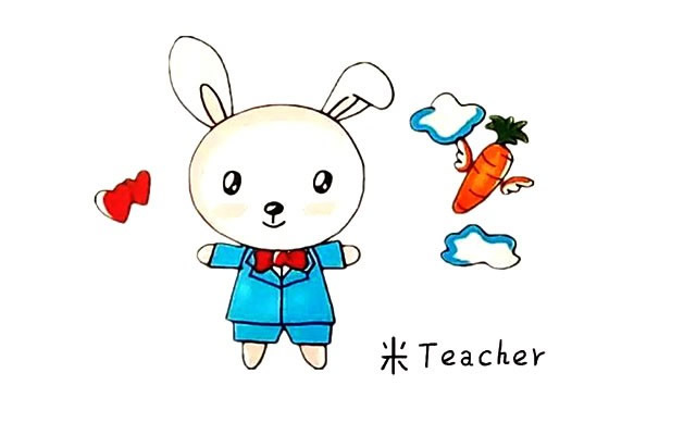 爱吃胡萝卜的小兔子简笔画教程