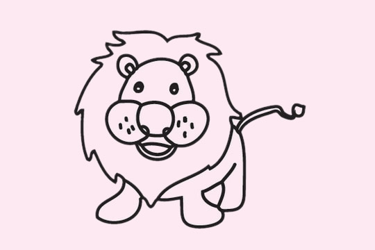 狮子怎么画比较简单