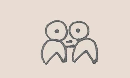 寄居蟹简笔画步骤教程