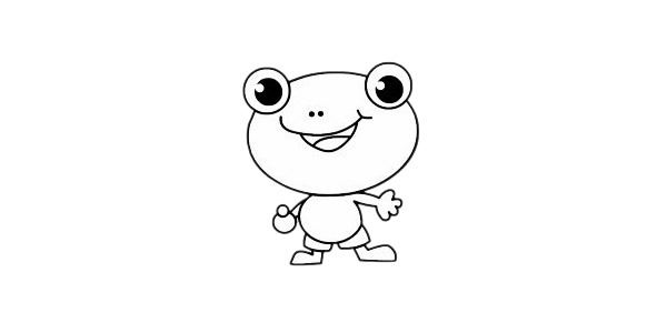 卡通青蛙简笔画教程 卡通青蛙简笔画教程