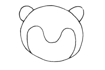 卡通狐猴简笔画步骤教程