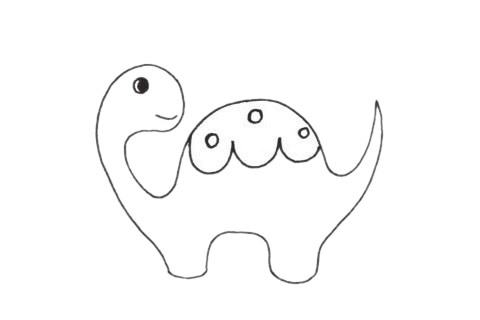 简单的圆顶龙怎么画