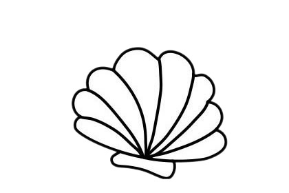 贝壳儿童简笔画