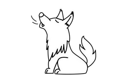 狼的简单画法