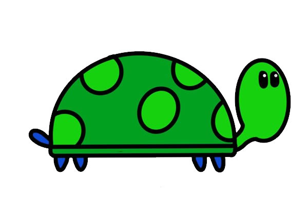 乌龟怎么画漂亮又简单