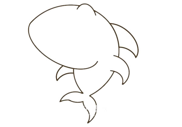 关于鲨鱼的卡通简笔画 关于鲨鱼的卡通简笔画
