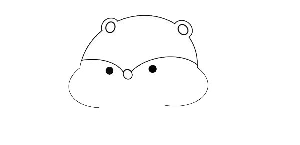 可爱仓鼠简笔画怎么画