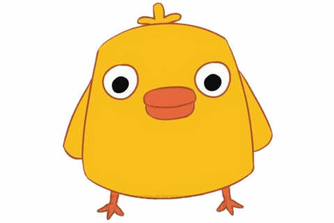 卡通的小鸡怎么画