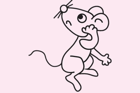 关于老鼠的简笔画