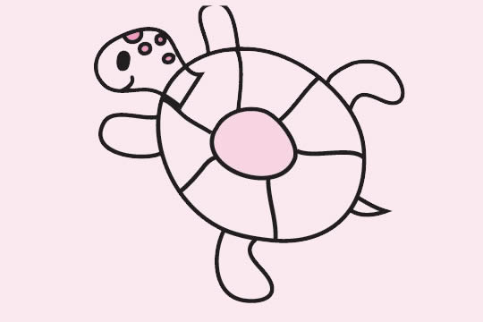 关于乌龟的简笔画