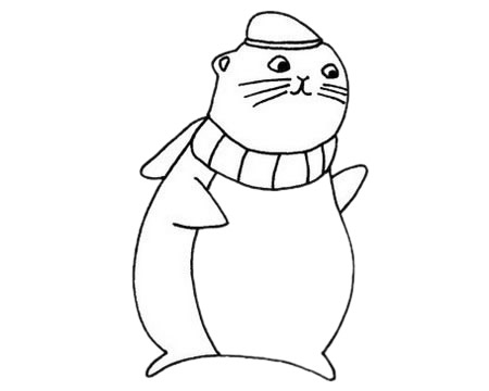 卡通的仓鼠怎么画