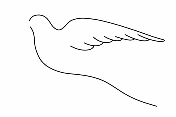 漂亮的小燕子简笔画步骤