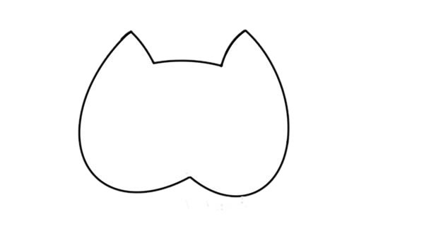 卡通猫头鹰简笔画步骤