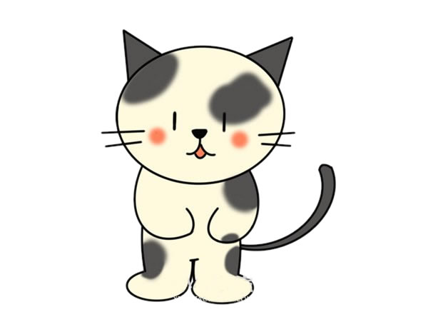 卡通可爱的猫咪简笔画步骤 卡通可爱的猫咪简笔画步骤