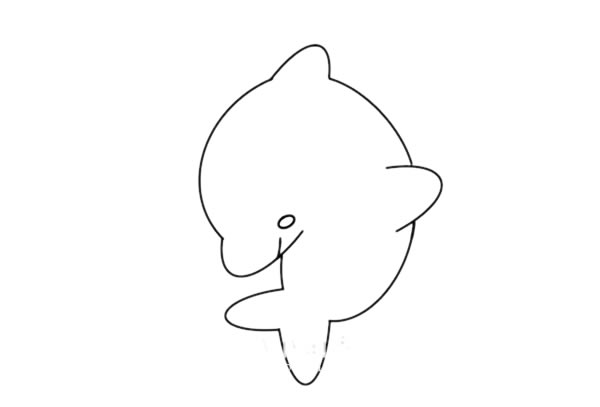 海豚和彩球简笔画 海豚和彩球简笔画