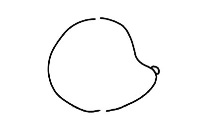 吃蜂蜜的小熊简笔画