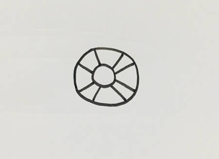 小游艇的简笔画步骤