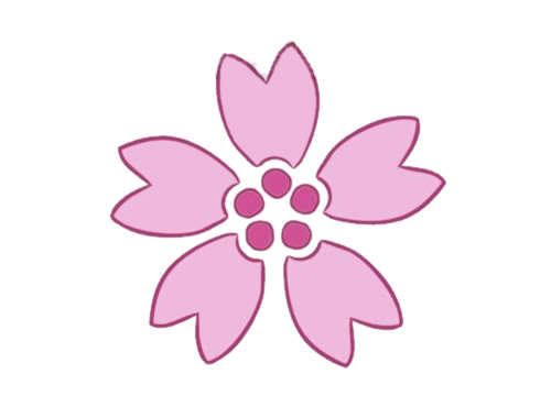 樱花的花瓣简笔画
