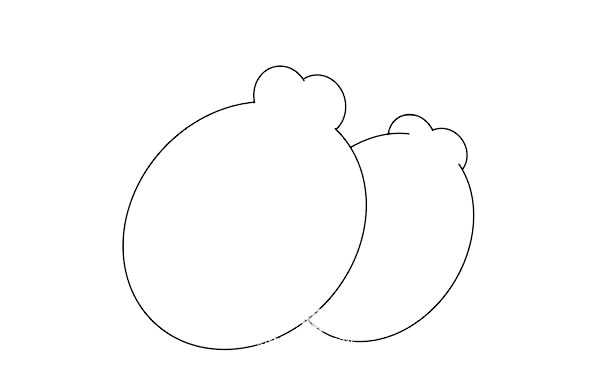 油炸鸡腿简笔画步骤