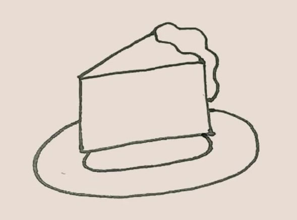 奶酪简笔画的画法