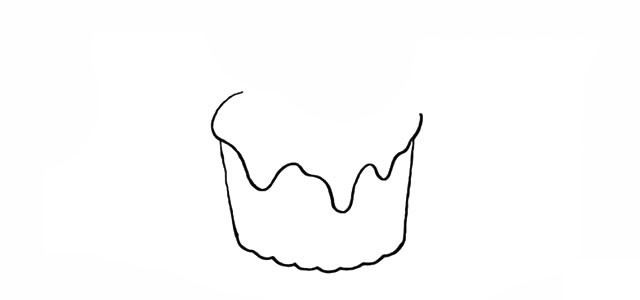 美味的冰激凌甜品简笔画 美味的冰激凌甜品简笔画