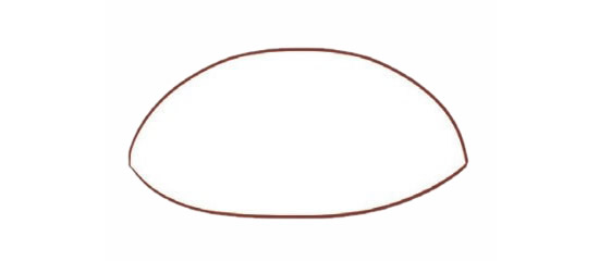 汉堡简笔画的画法 汉堡简笔画的画法